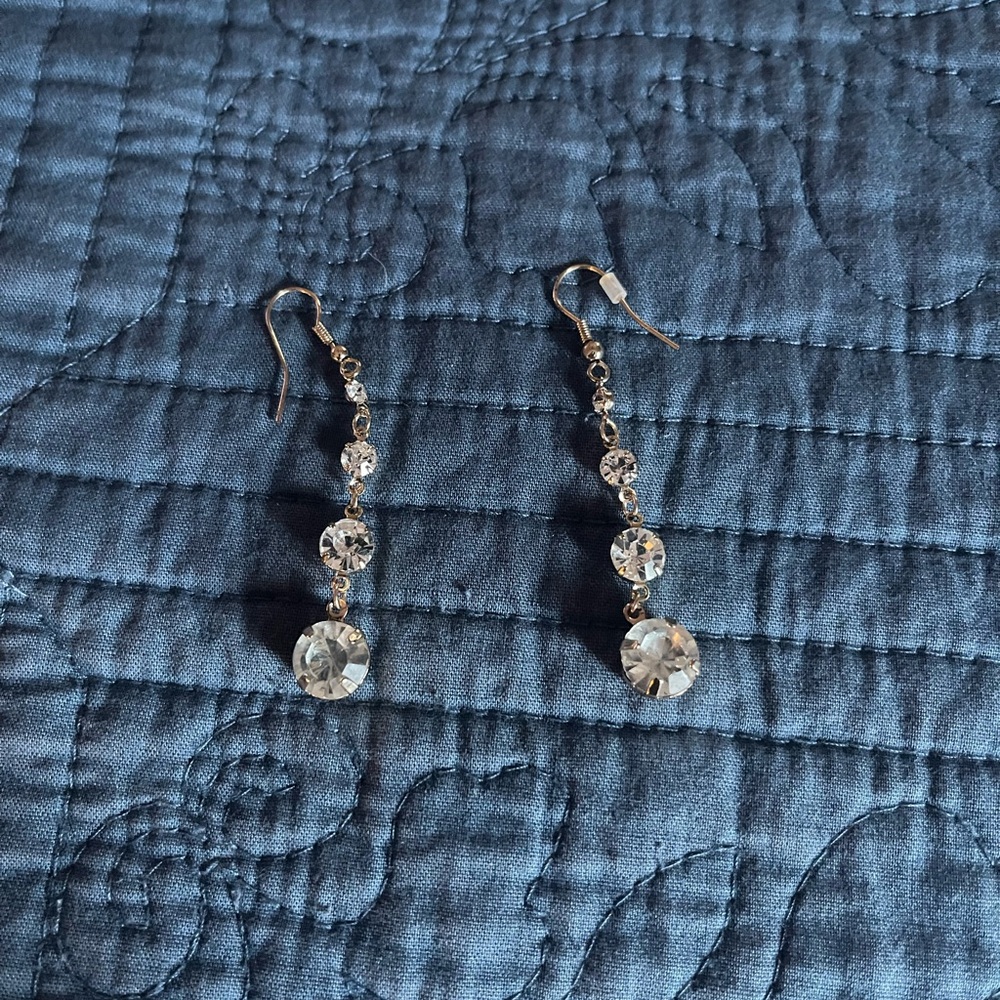 Elegant Silver Drop Earrings